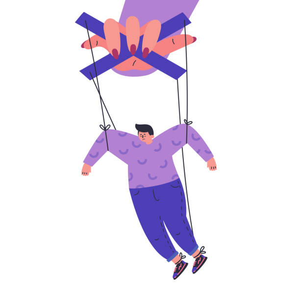istock A woman manipulates and abuses a man.Toxic people 1211450873