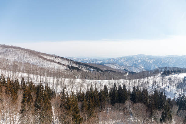 istock ski resort, akita prefecture in japan 1211455921