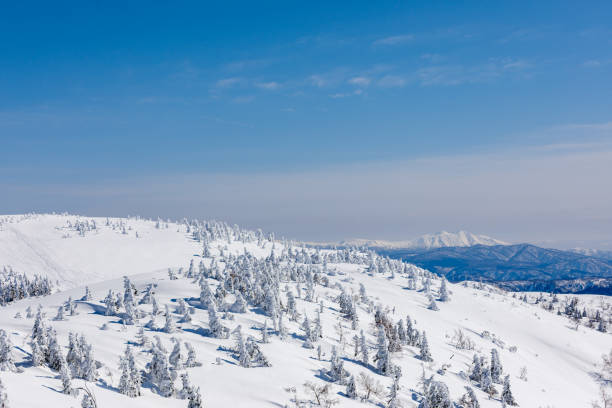 istock ski resort, akita prefecture in japan 1211456011