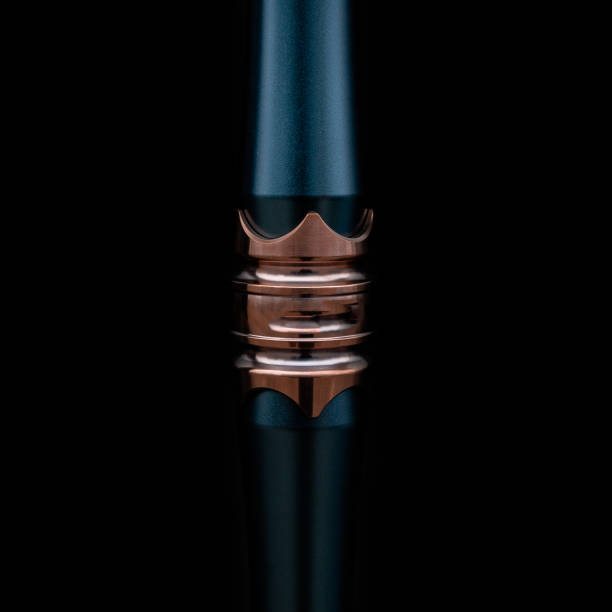 istock part of the hookah, modern design, on a black background. 1211457140