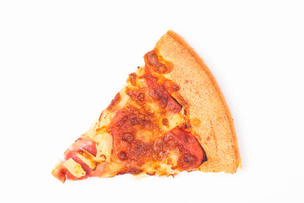 istock Slice of fresh baked Hawaiian Pizza 1211459391