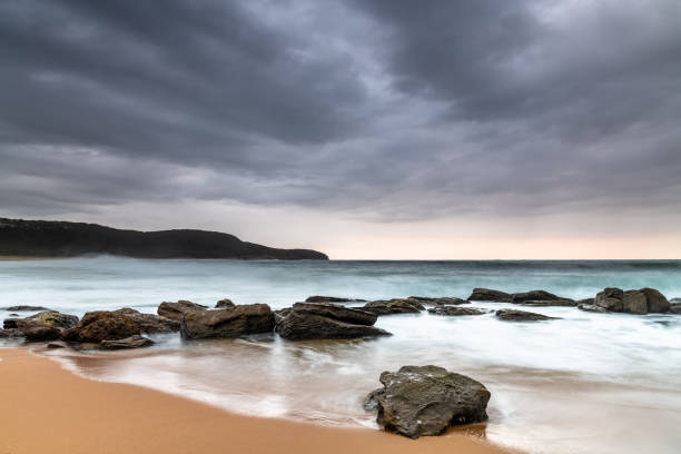 istock Moody Morning Seascape 1211460118