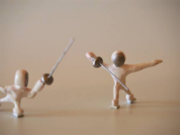 istock Fencing miniature figurines ③ 1211466223