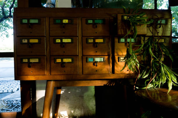 istock Vintage Wooden Lockers 1211467631