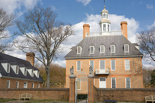 istock Colonial Architecuture in Williamsburg, Va 121147138