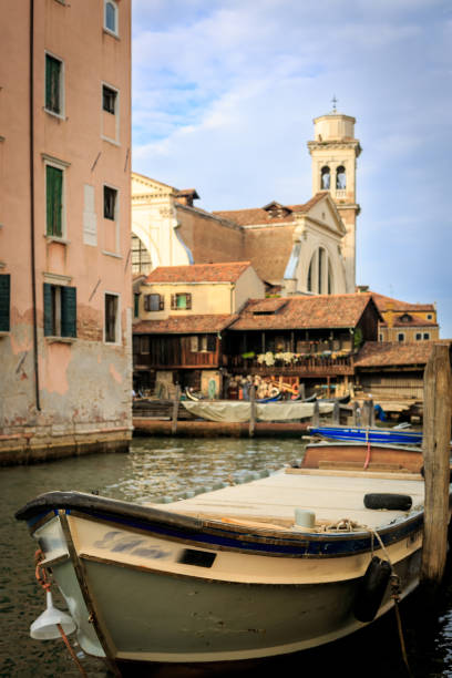 istock Typical Venice canal with gondola 1211474465