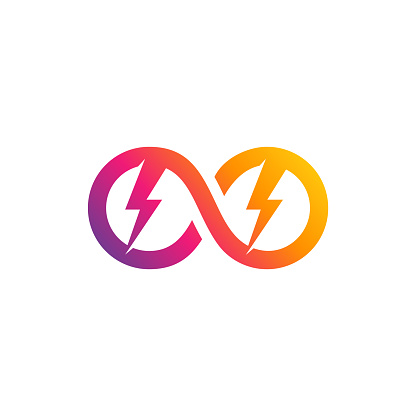 Infinity Power Development Logo Modern Infinity Power Logo Template Designs Vector Illustration Stock ...