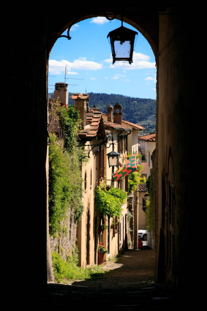 istock archway Street in Arezzo 1211485691