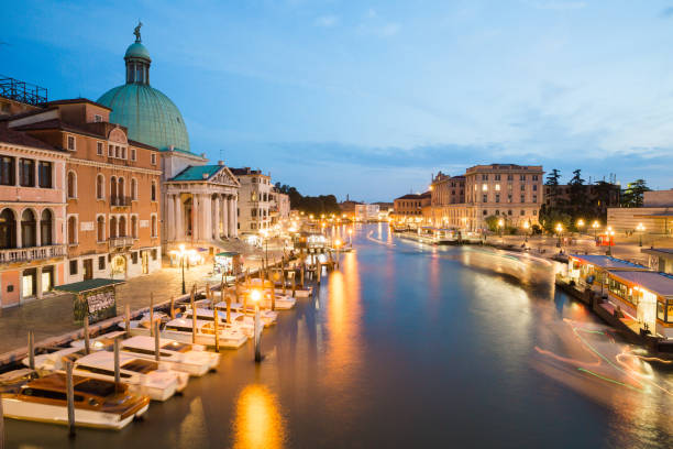 istock Venice Grand Canal at dusk 1211492552