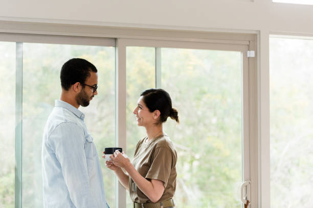 istock Husband and wife take time for quiet conversation 1211494761