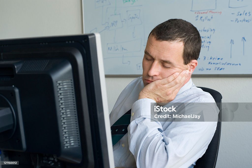 Cansado do seu trabalho? - Foto de stock de 30-34 Anos royalty-free