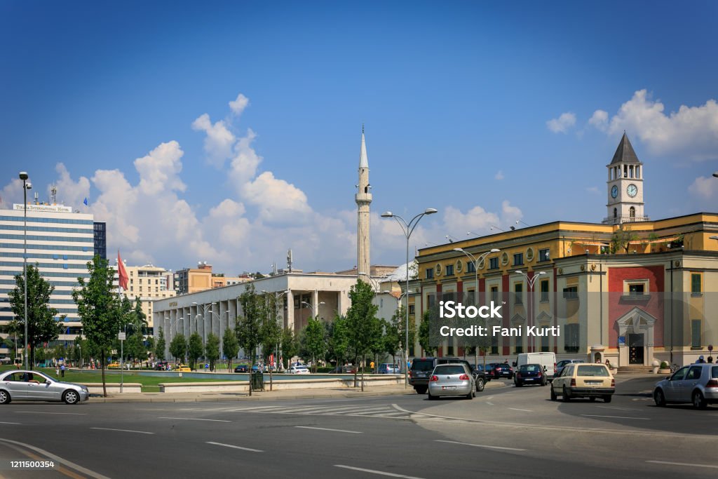 Tirana Center Albania Stock Photo