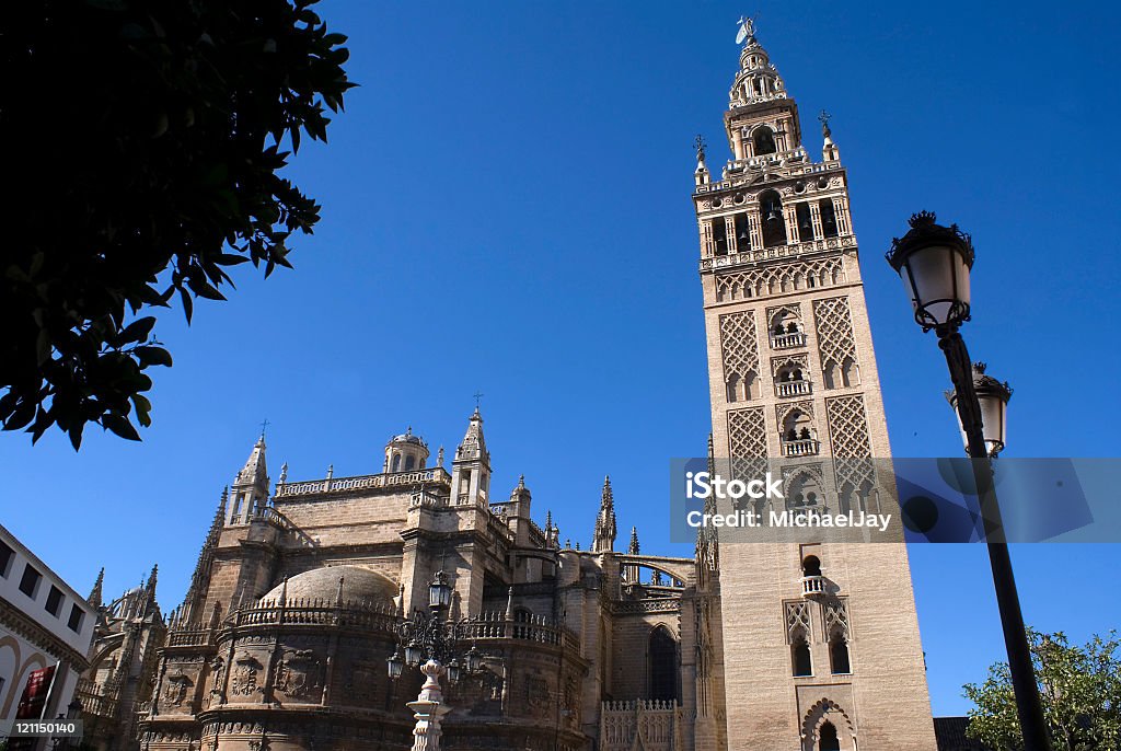 Cattedrale di Siviglia, Spagna - Foto stock royalty-free di Ambientazione esterna