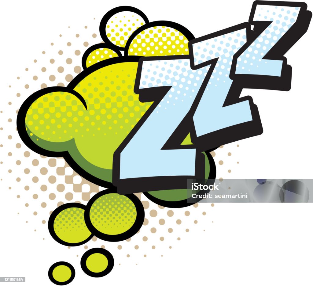 Zzz Cartoon Comic Book Snore Sound Cloud Bubble Stock Illustration -  Download Image Now - Snoring, Speech Bubble, Art - iStock