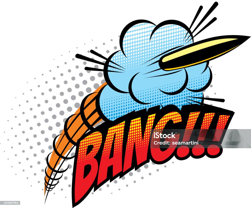 Bang Sound Blast Explosion Cartoon Comic Book Stock Illustration - Download  Image Now - Art, Bomb, Book - iStock