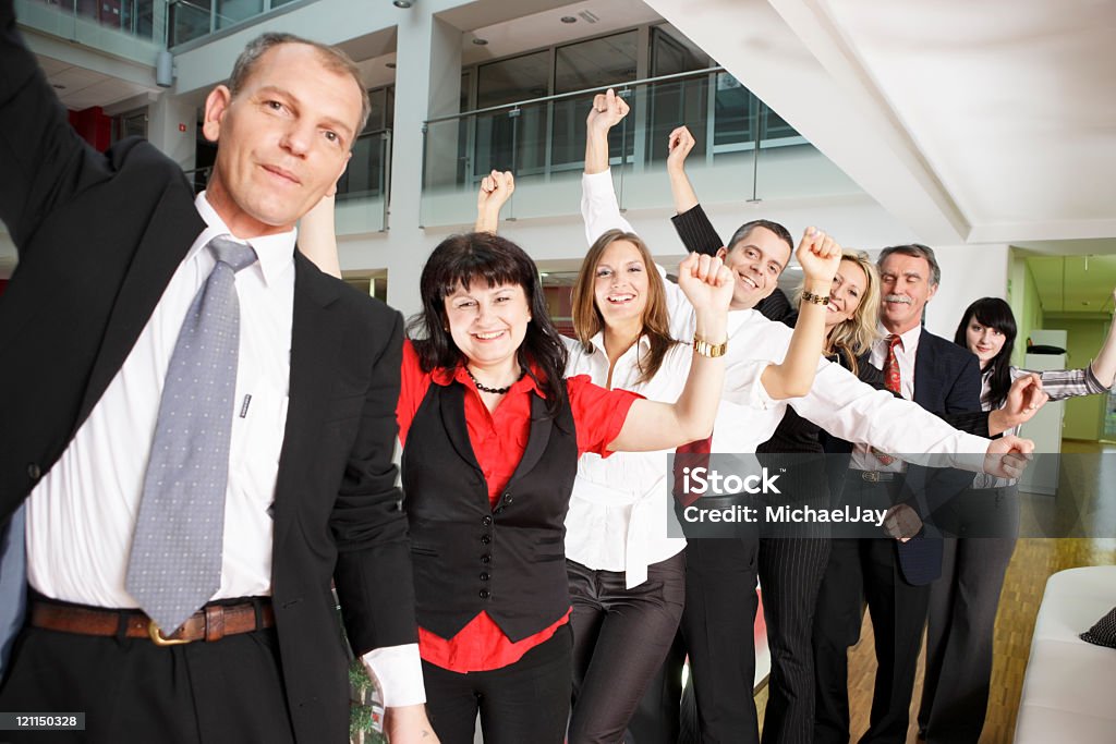 Jubeln Gruppe - Lizenzfrei Erfolg Stock-Foto