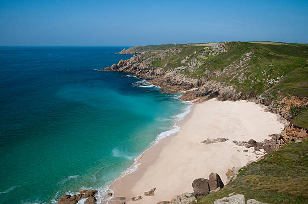 porthcurno kornwalia - penzance zdjęcia i obrazy z banku zdjęć