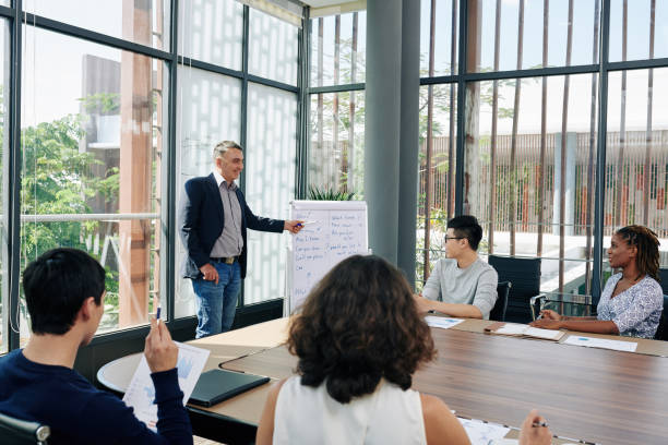 istock Entrepreneur conducting business training 1211520036