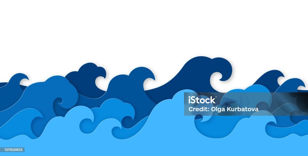 Ilustración de Olas Marinas De Papel Decoración De Papel De Ola De Agua Azul Paisaje Marino Con Olas Rizadas Océano Textura De Fondo De Pantalla Estilo Origami Fondo Vectorial y más Vectores Ilustración de Olas Marinas De Papel Decoración De Papel De Ola De Agua Azul Paisaje Marino Con Olas Rizadas Océano Textura De Fondo De Pantalla Estilo Origami Fondo Vectorial y más Vectores