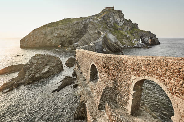 istock Sunset dramatic coastline in Spain. San Juan de Gaztelugatxe 1211520782