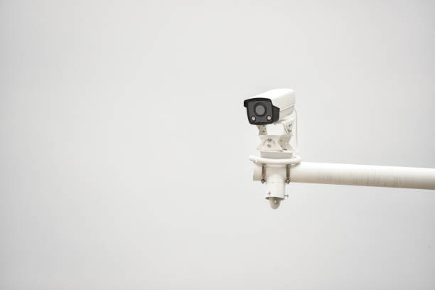 Surveillance camera in the park.