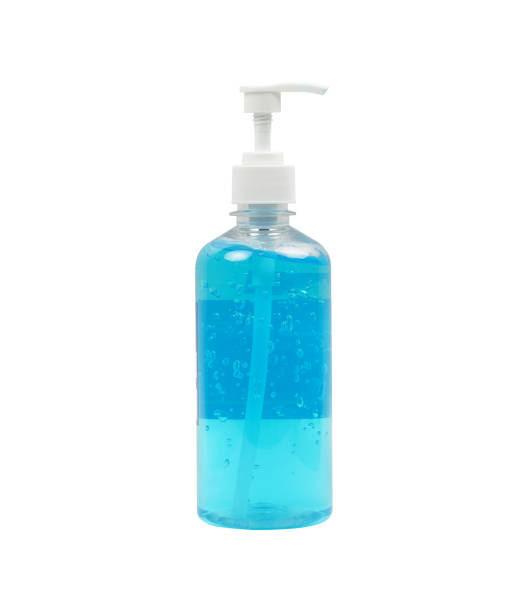 istock Alcohol gel bottle for hand wash isolated on white background. 1211525129