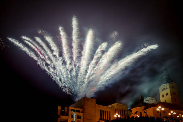 istock The fireworks at New year's eve. 1211531384