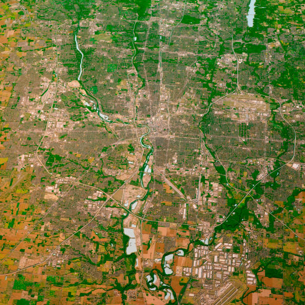 istock Columbus Ohio 3D Render Map Color Top View Sept 2019 1211533165