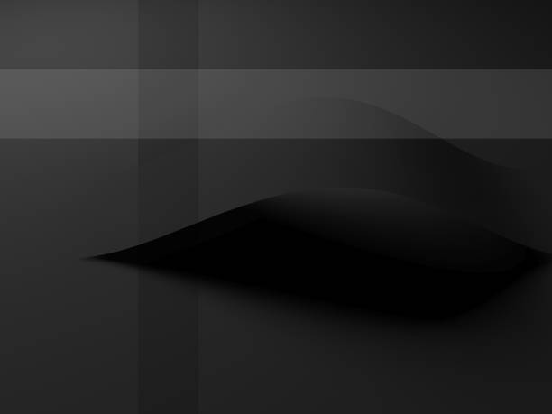 istock Abstract minimal background, geometric installation 3 d 1211536691