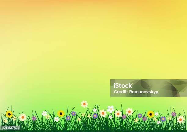 Background Bunga Rumput Rambat Latar Belakang Warna Rumput Dan Bunga Ilustrasi Stok - Unduh Gambar ...