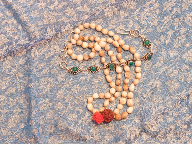 istock a pebble colored Indian necklace on a indian scarf 1211540108