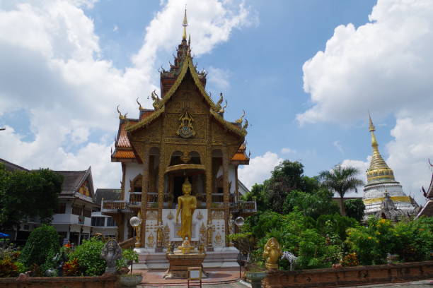 istock Buddhist temple in Chiang mai 1211540278