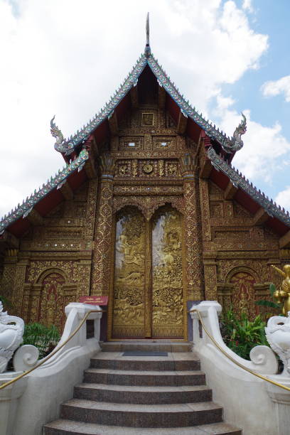 istock Buddhist temple in Chiang mai 1211541818