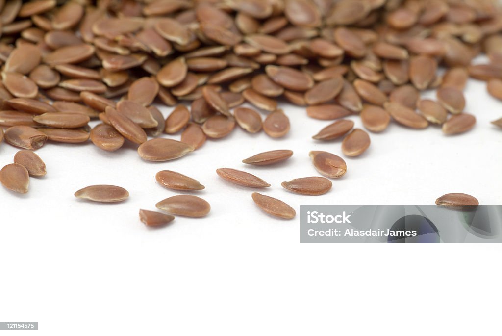 Verstreut Linseed - Lizenzfrei Braun Stock-Foto