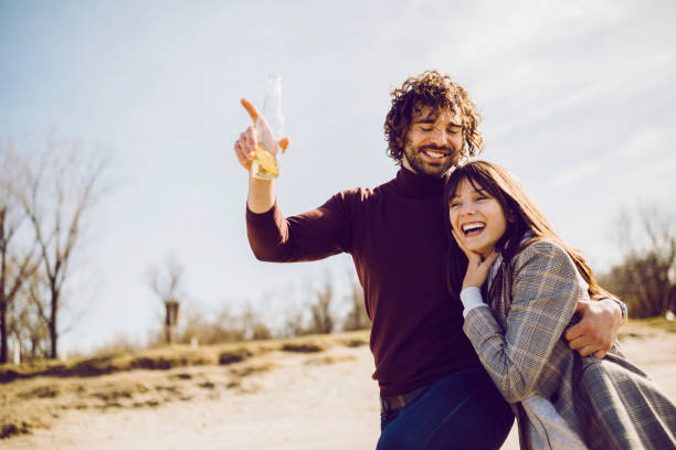 istock Couple enjoing at the lake 1211548434