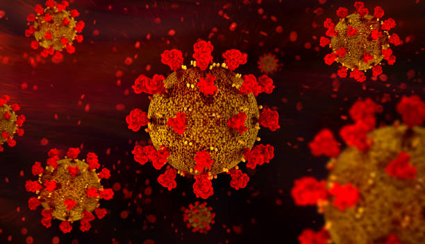 istock corona virus COVID-19 microscopic virus corona virus disease 3d illustration 1211552484