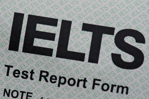 formulario de informe de prueba ielts - track list fotografías e imágenes de stock