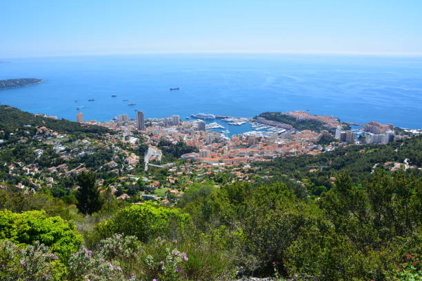 istock Monaco, aerial view from the hill 1211558691