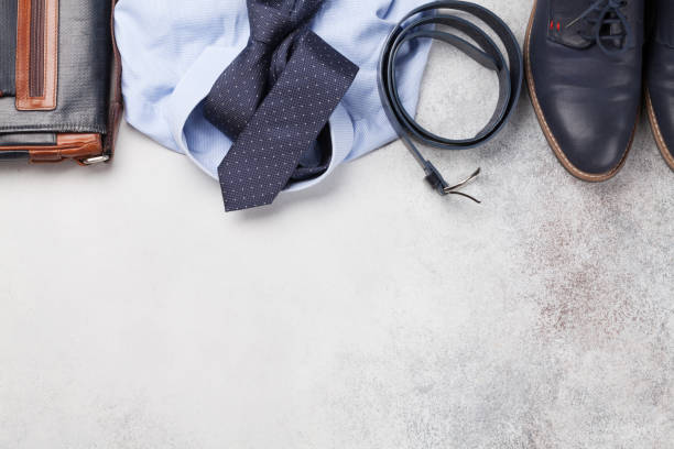 istock Set of men's classic clothes 1211563414