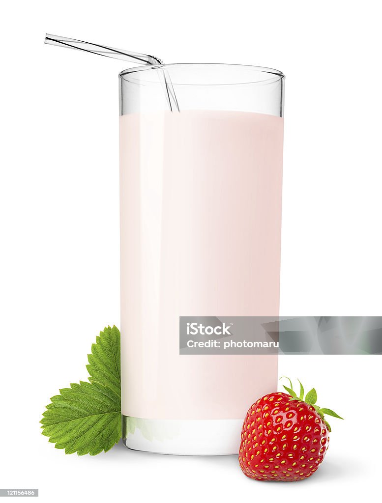 Batido de Leite com Morango - Royalty-free Batido de Leite com Morango Foto de stock