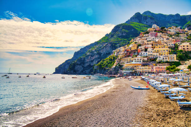 istock Positano - Beach - Amalfi coast - Italy 1211564868