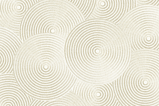 Zen sand pattern as background