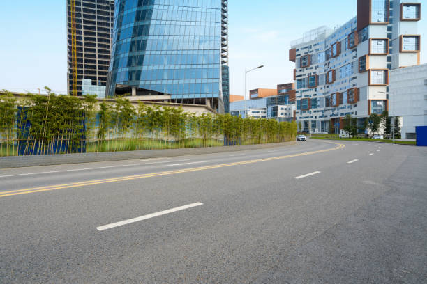 istock Highway and office building in science park, Chongqing, China 1211567904