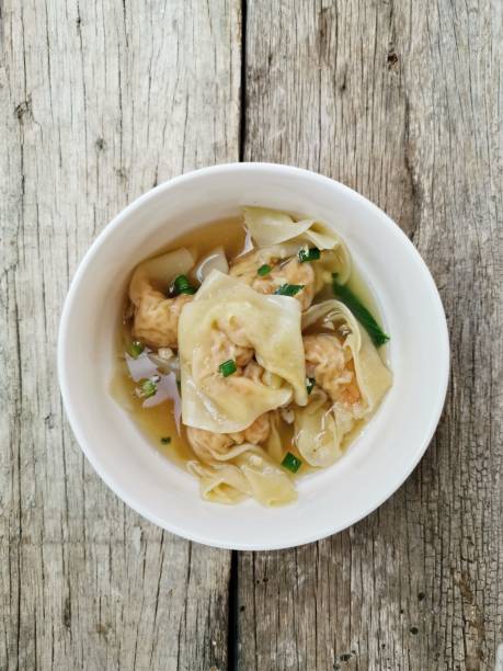 istock Wonton soup noodle Chinese food 1211571279