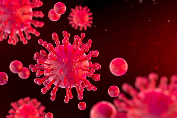 istock Coronavirus outbreak and coronaviruses influenza background as dangerous flu strain cases as a pandemic medical health risk concept with disease cells as a 3D render. Health care and medical concept. 1211571752
