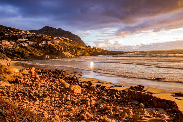 istock Sunset at a local beach near Cape Town 1211575118