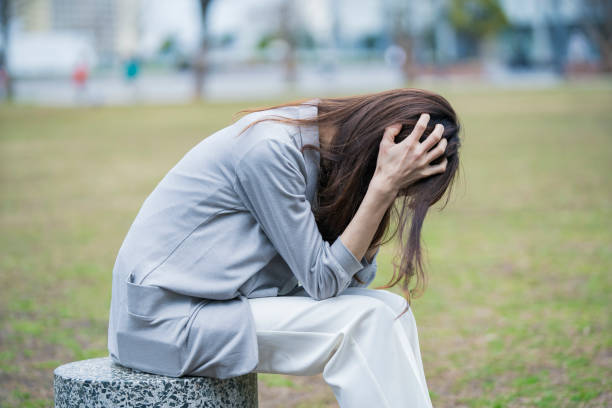 istock Woman with stress 1211576454