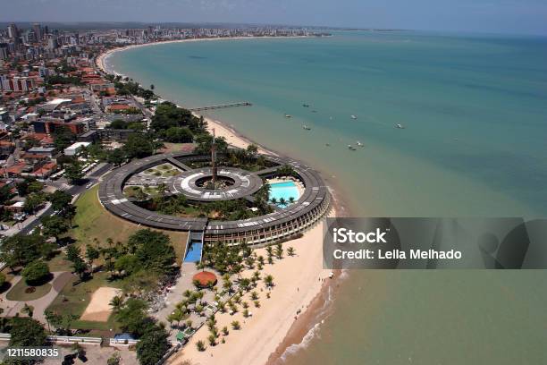 Aerial View Of Tambau Beach In Joao Pessoa City State Of Paraiba Brazil Stock Photo - Download Image Now