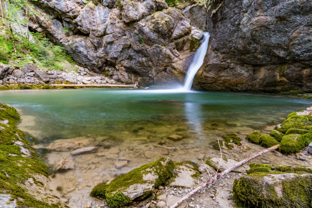 istock Fantastic hike to the Buchenegger waterfalls 1211580864