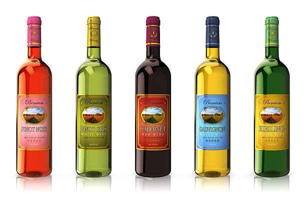 Set of wine bottles See also: cognac region photos stock pictures, royalty-free photos & images